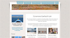 Desktop Screenshot of conamaragaeltacht.com