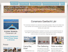 Tablet Screenshot of conamaragaeltacht.com